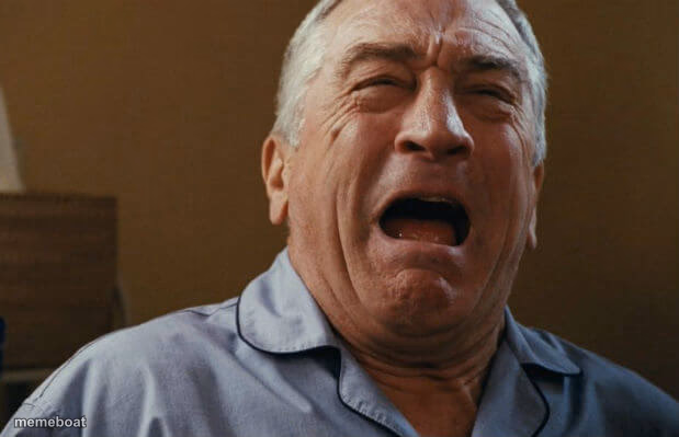 deniro crying - meme generator image preview