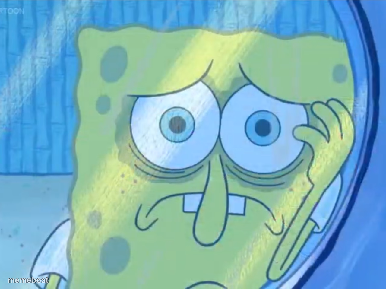 Depressed SpongeBob - meme generator image preview
