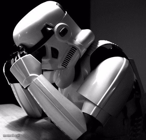 Depressed Stormtrooper - meme generator image preview