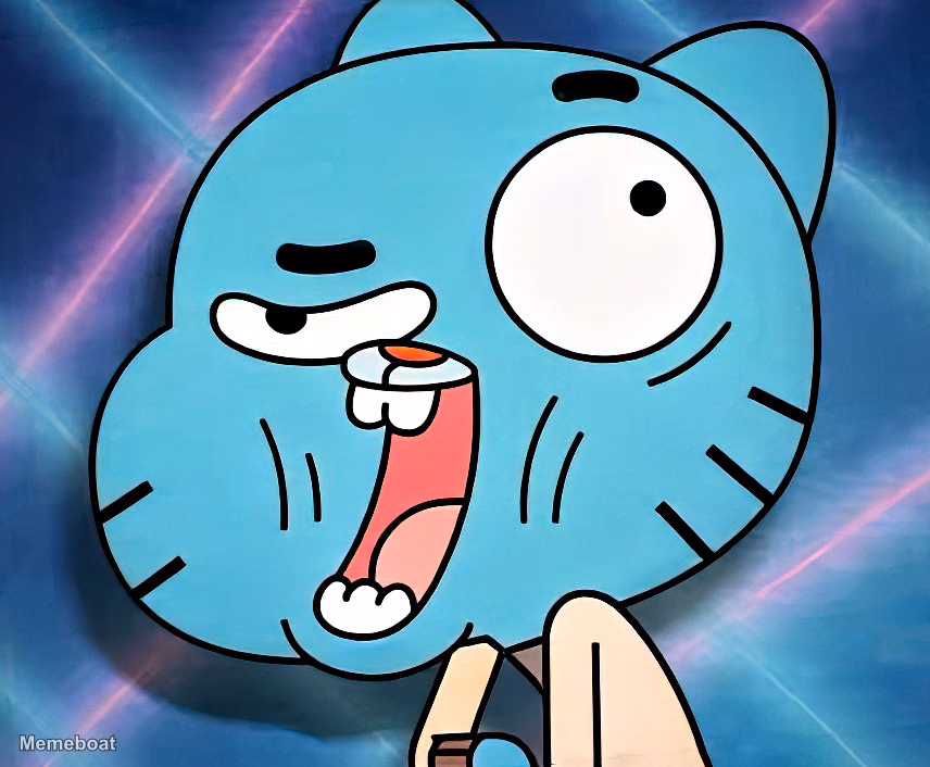 Deranged Gumball - meme generator image preview