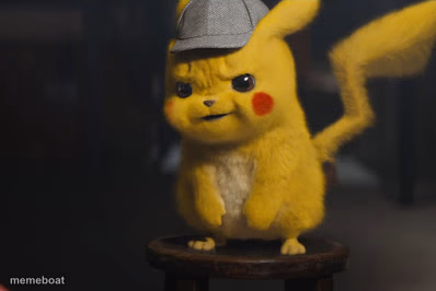 Detective Pikachu "That went dark quick" - meme generator image preview