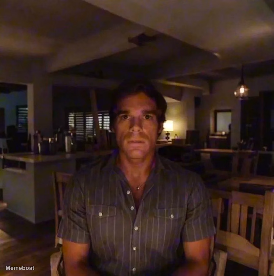 Dexter Morgan Staring Forward - meme generator image preview