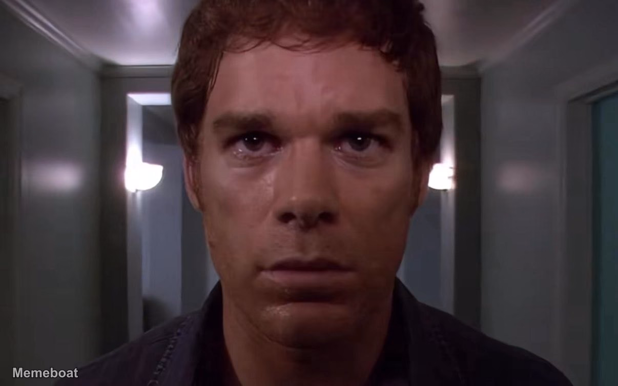Dexter Staring - meme generator image preview