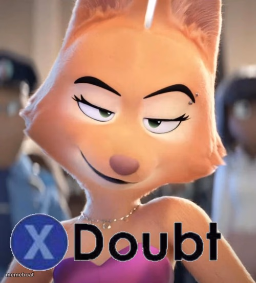Diane Foxington X Doubt - meme generator image preview