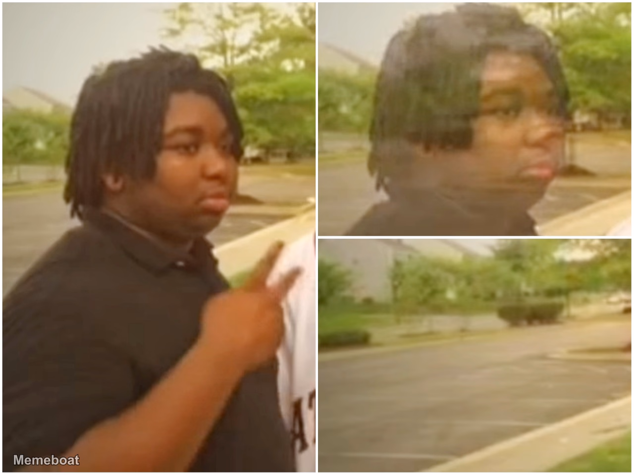 Disappearing Black Boy - meme generator image preview