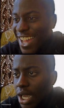 Disappointed black guy - meme generator image preview
