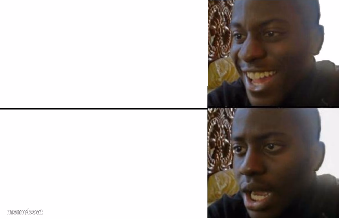 Disappointed Black Guy - meme generator image preview