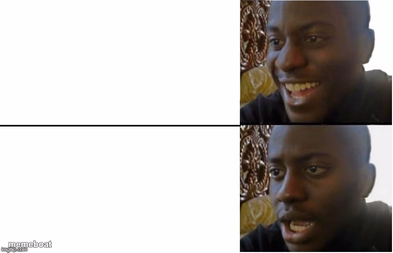 Disappointed Black Guy (Textboxes fixed) - meme generator image preview
