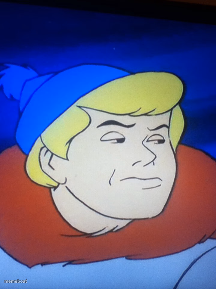 Disappointed Fred Jones freeze frame (not mine) - meme generator image preview
