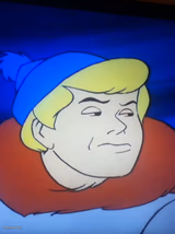 Disappointed Fred Jones freeze frame (not mine)