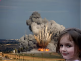 Disaster Girl Explosion