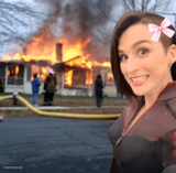 Disaster girl (Memeus edition)