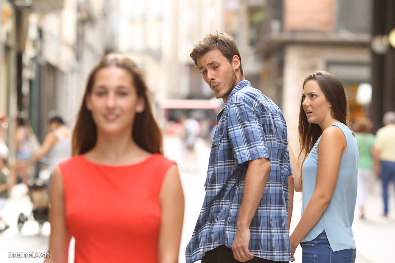 Disloyal Boyfriend - meme generator image preview