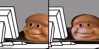 Distorted Bread Face