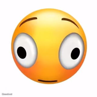 Distorted / Shocked Face Emoji 2