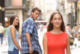 Distracted Boyfriend memboatped
