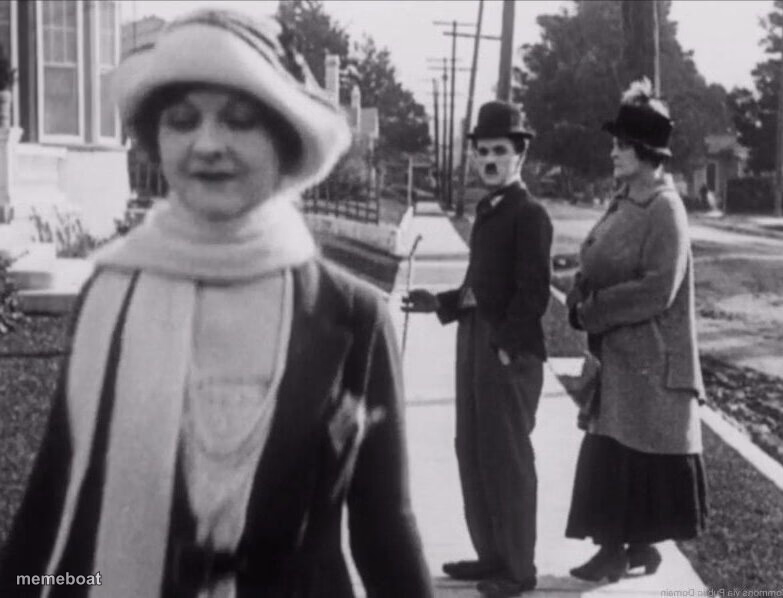 Distracted Chaplin - meme generator image preview