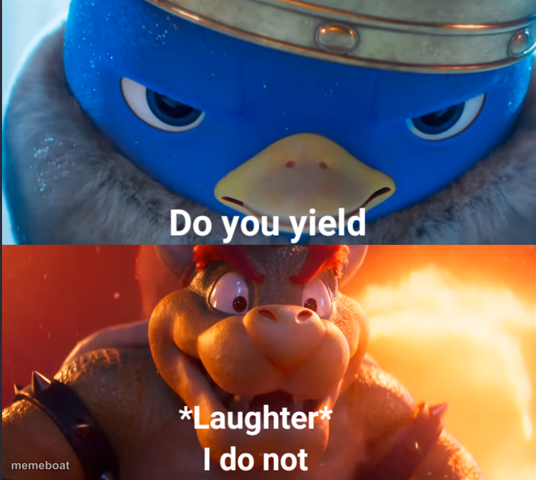 Do you yield? - meme generator image preview