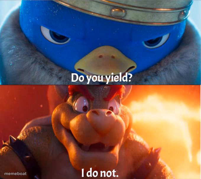 do you yield? i do not - meme generator image preview
