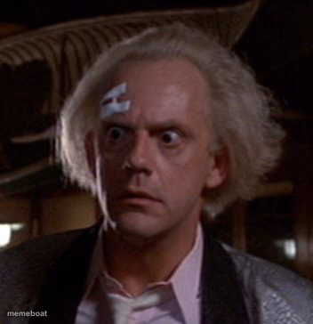 Doc Brown Genius Idea - meme generator image preview