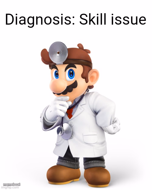 Doctor Mario Diagnosis - meme generator image preview