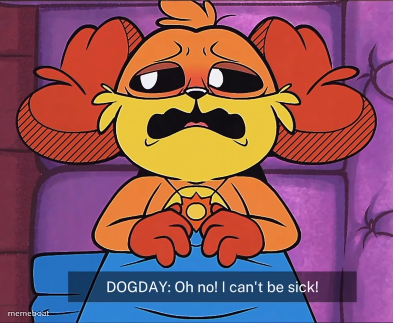 Dogday I can't be sick - meme generator image preview