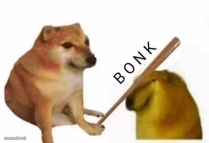 Doge bonk - meme generator image preview