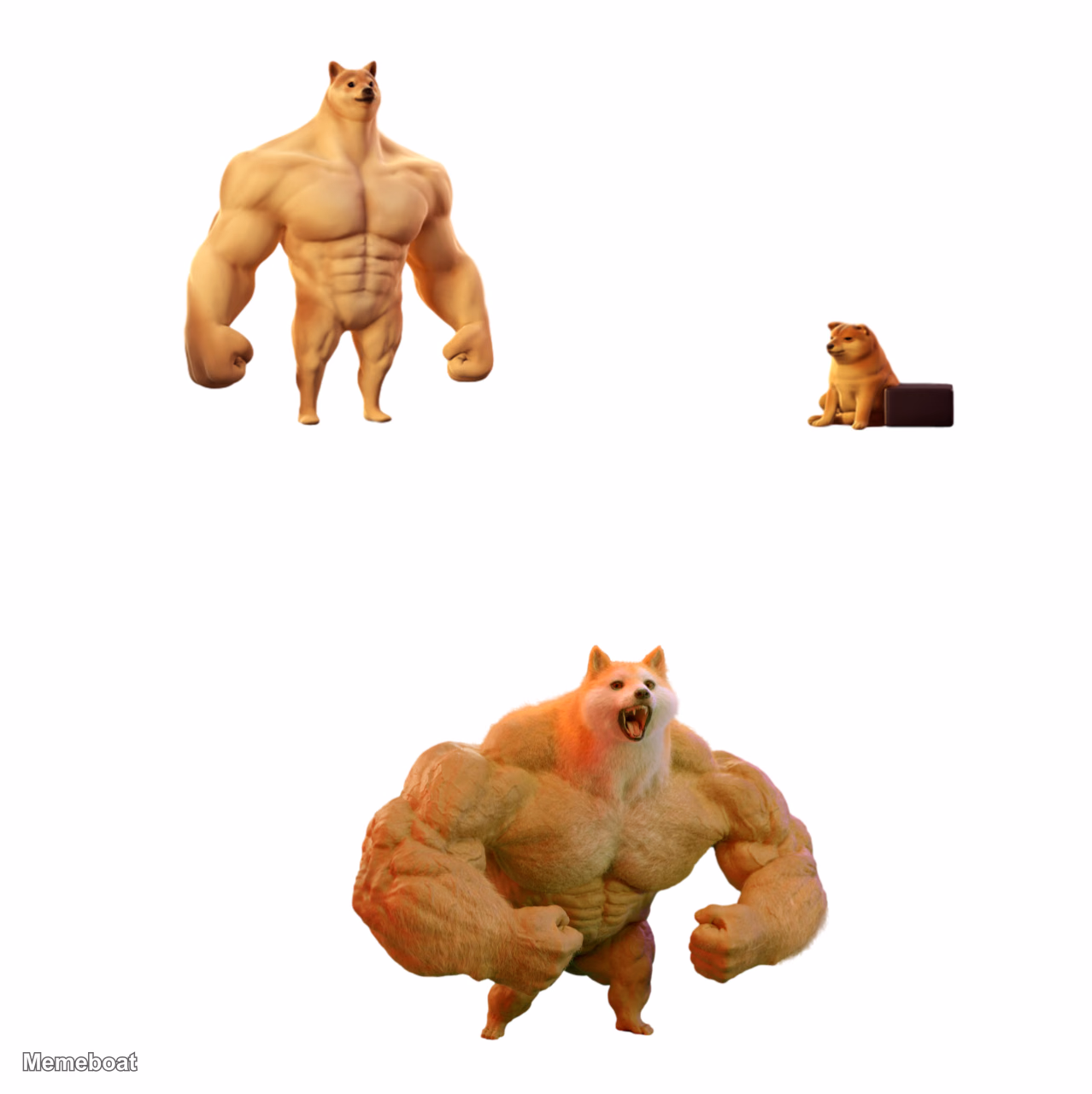 Doge Swole Megachad - meme generator image preview