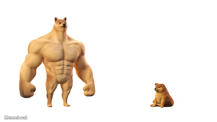 Doge vs. Cheems - meme generator image preview