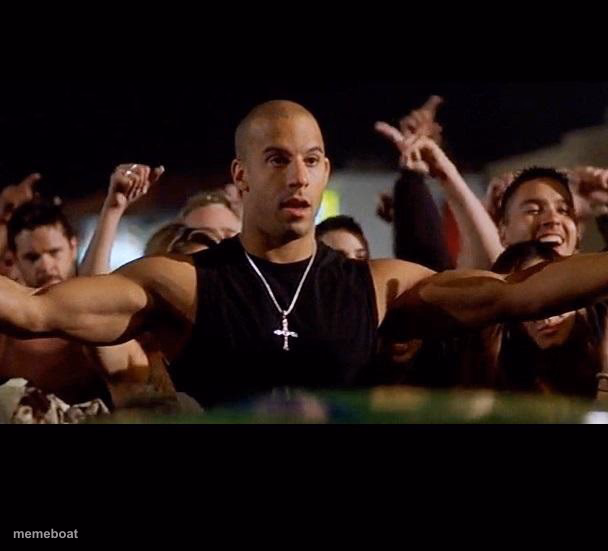 Dominic Toretto Winning - meme generator image preview