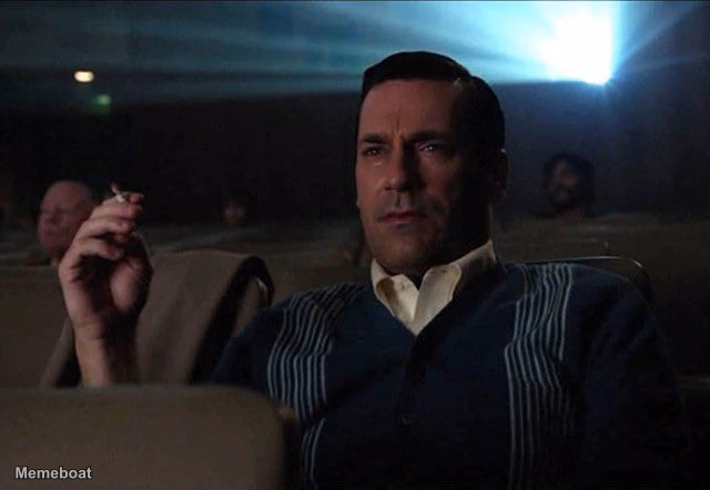 Don Draper at the Movies - meme generator image preview