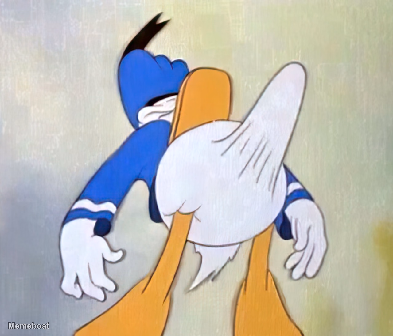 Donald Duck Stuck - meme generator image preview