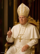 Donald J Trump as the Pope