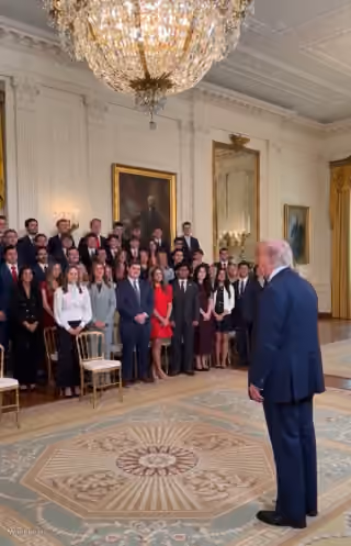 Donald Trump Addressing White House Interns