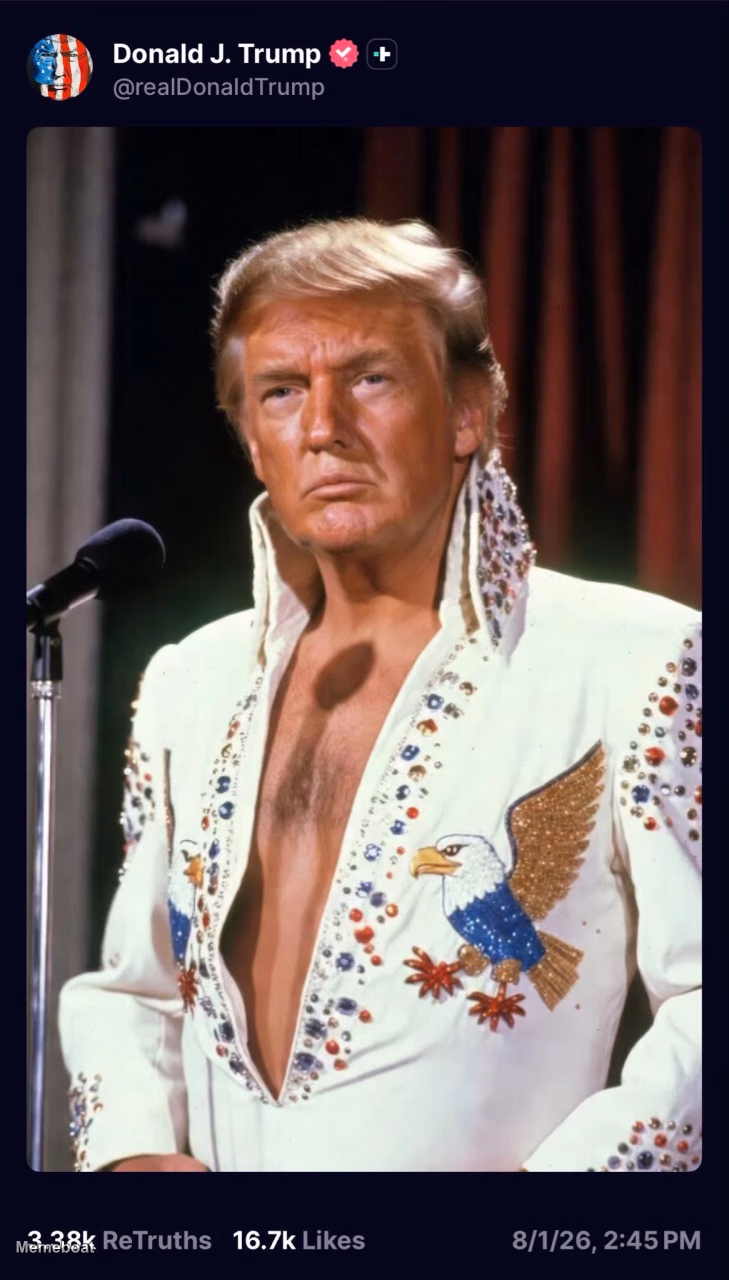 Donald Trump as Elvis - meme generator image preview