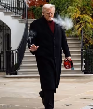 Donald Trump Aura Smoking