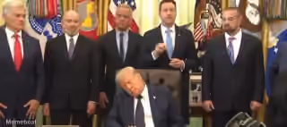 Donald Trump Falls Asleep in the Oval Office
