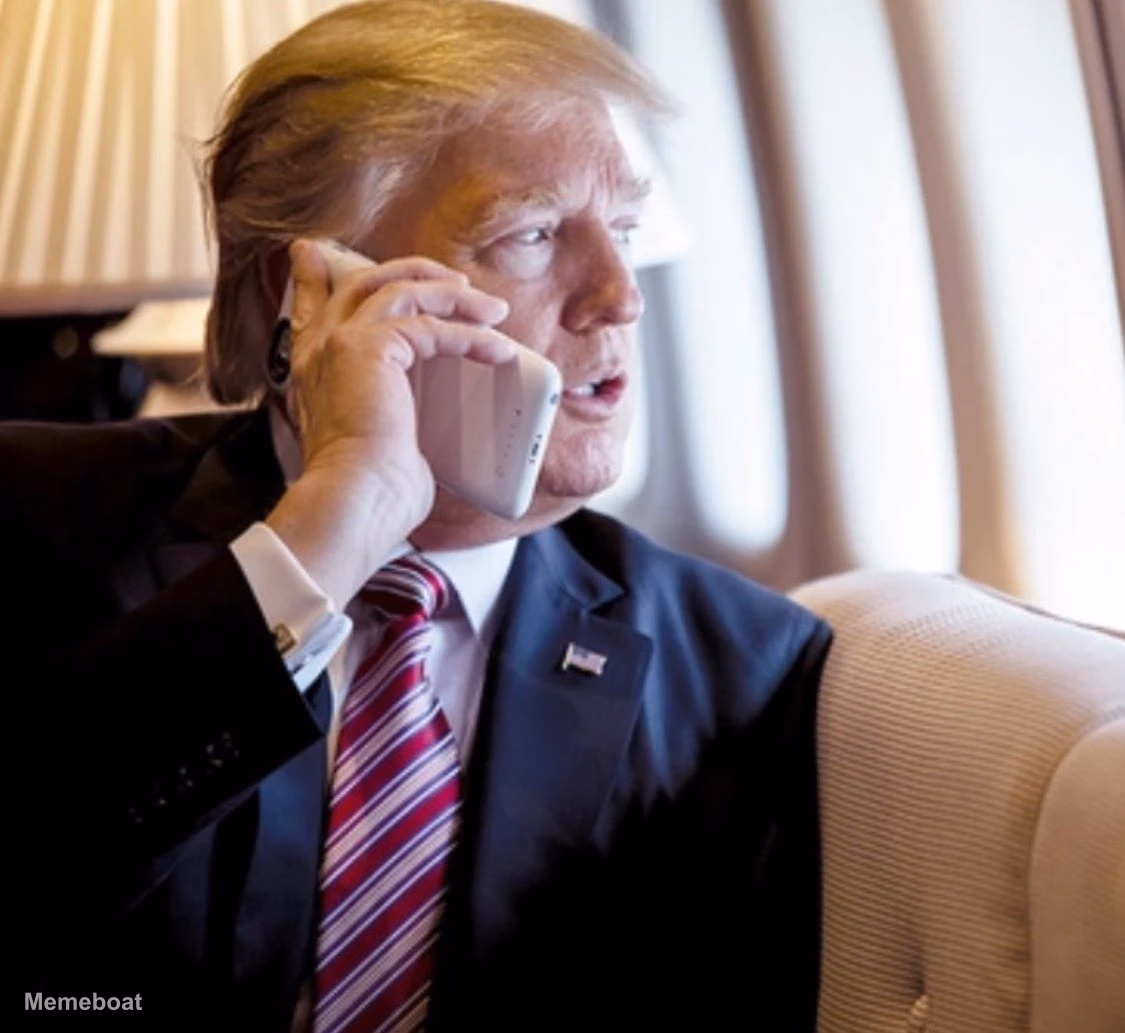 Donald Trump on the Phone - meme generator image preview