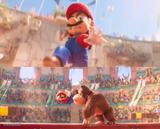 Donkey kong grabbing Mario