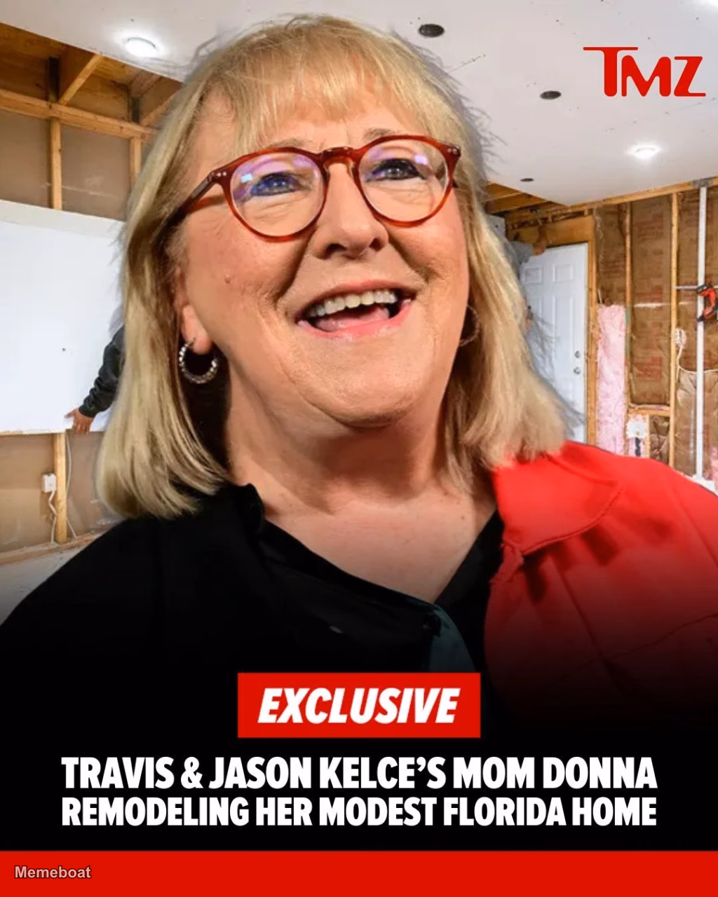 Donna Kelce Remodelling Her Home TMZ - meme generator image preview