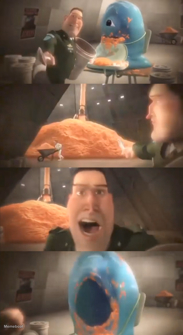 Don't cry little monster (4 panels edition) - meme generator image preview