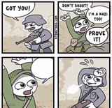 Don't shoot i'm a nazi too