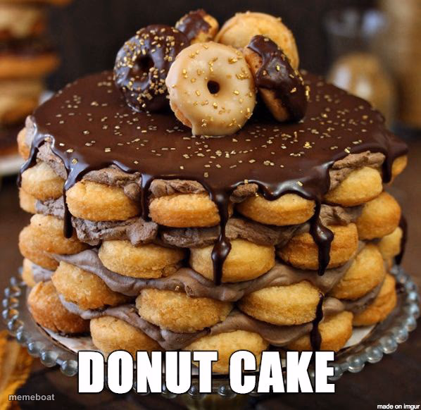 Donut cake - meme generator image preview