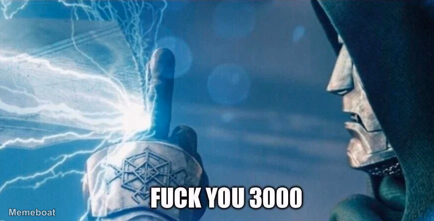 Dr. Doom F you 3000 - 'Avengers: Doomsday' - meme generator image preview