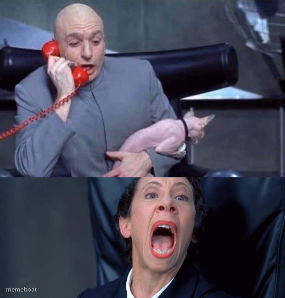 Dr Evil and Frau - meme generator image preview