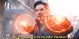Dr strange You're trespassing meme