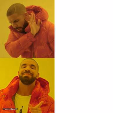 Drake No/Yes - meme generator image preview