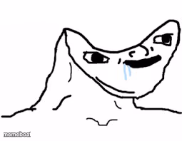 Drooling Brainless Idiot - meme generator image preview