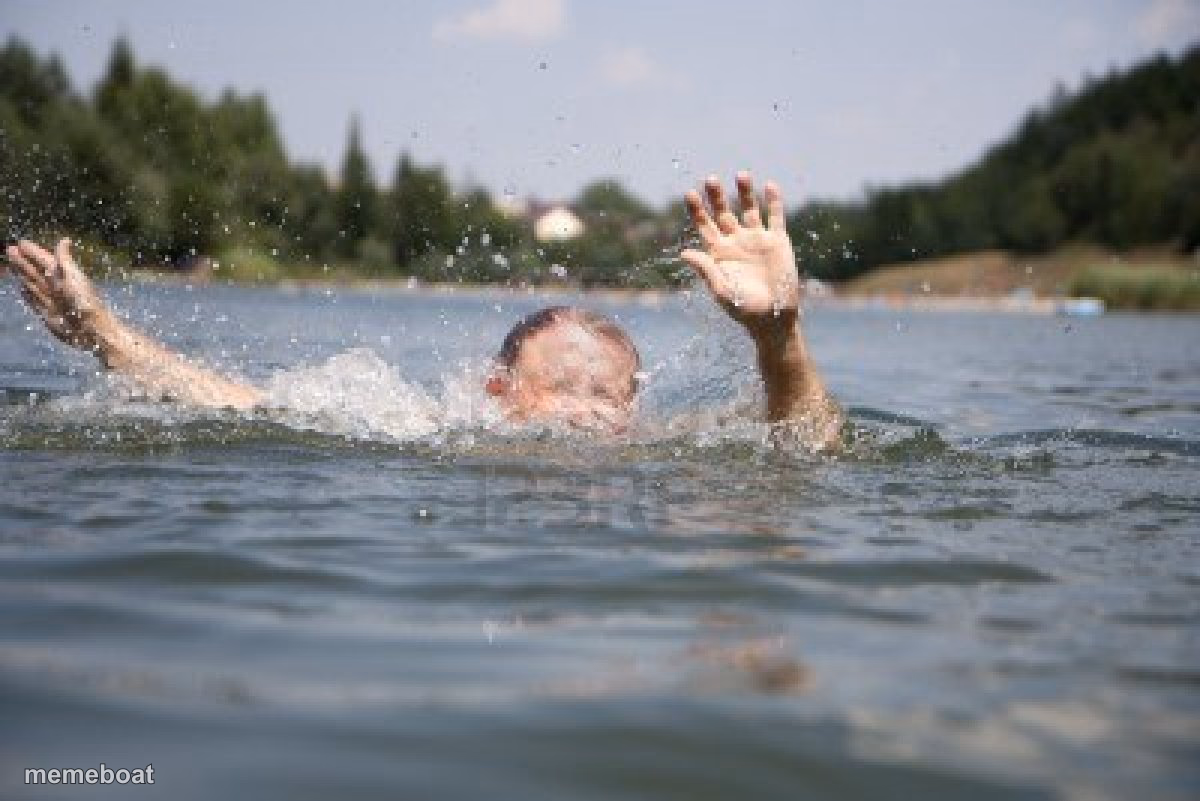 Drowning in memes - meme generator image preview