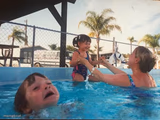 drowning kid in the pool
